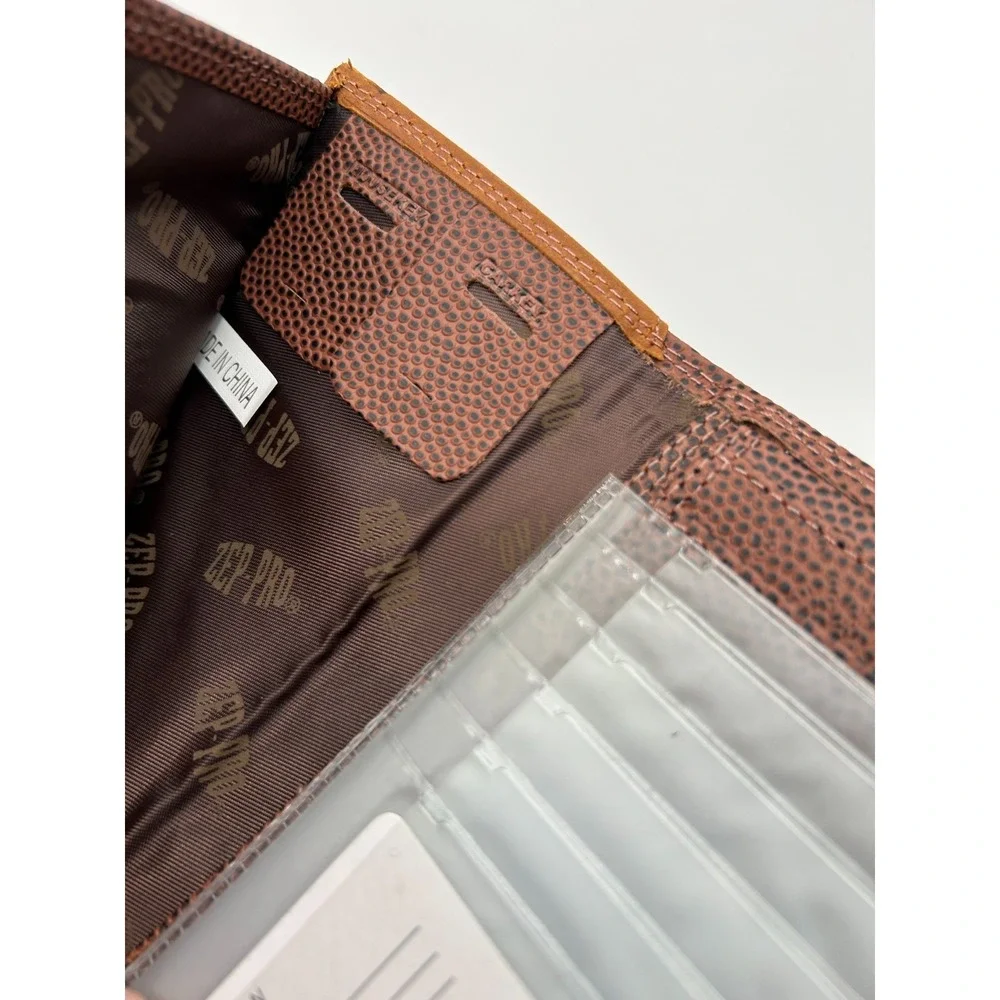 New Zep-Pro University of Florida Gators Leather Roper‎ Wallet with Tin Preppy